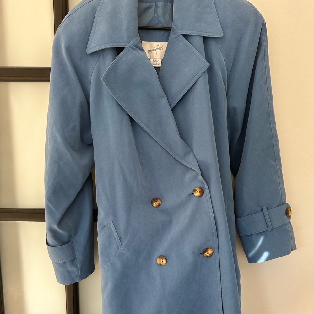 Blue Trench Coat
